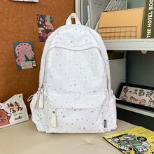 1pc Star Print Fashion Backpack With Pendant, Unisex Back To School Gift, Stylish Star Student School Bag, Large Capacity Portable Women's Backpack, Suitable For Primary, Middle, High School And College Students, Laptop Bag, High Quality Women's Bag, Great Holiday Gift And Travel Essential, Can Hold Summer Clothes - Multicolor - View 17