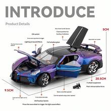 Maisto 1/24 Scale Metal Die-Cast La Noire Supercar Model, 4-Wheel Suspension, Rear Wheel Rebound, Adjustable Rear Wing, Front Wheel Steering, Suitable For Collection, Home Decor, Party Decoration, Toy Car Collection - Multicolor - View 2