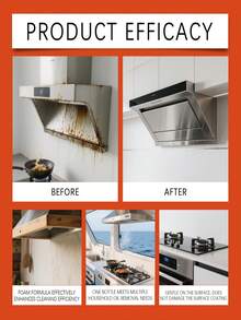 Powerful Grease Cleaner Kitchen Multi-Purpose Spray, Degreaser & Stain Remover With No Residue, Heavy Grease Killer, Clean & Shiny Without Damaging Surfaces (Randomly Sent New Or Old Version) - Liquid - View 6