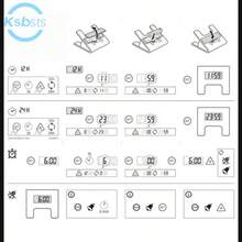 黑色桌面迷你时钟，数字显示，支架设计，便携小巧，适用于书桌、汽车、办公室和书房。 - A - 查看 8