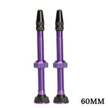BOALNY BOLANY 2pcs Bicycle Valve 40mm/60mm MTB Road Bike Tubeless Tires Conversion Anodize Aluminum Alloy Sealant Accessories - Multicolor - View 19
