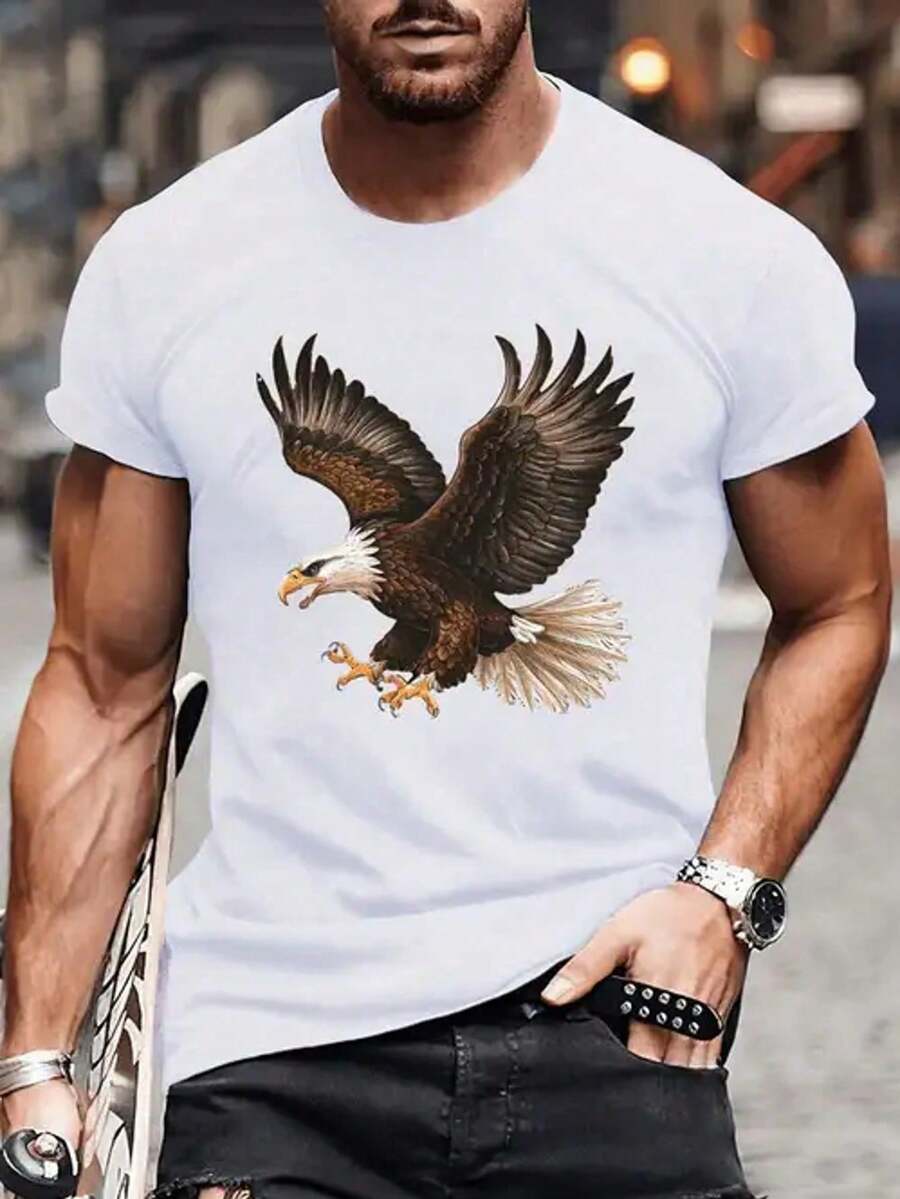 miseta hombre cuello redondo y manga corta. Estilo casual con estampados modernos y cómodos. Para hombres y mujeres, estilo pareja, pareja, camiseta de manga corta con estampado de moda 6JF7 - Blanco 2 - Ver 1