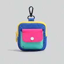 Macaron Style Portable Coin Purse & Mini Storage Bag - Compact Nylon Pouch, Suitable For Earphones, Lipstick, Makeup Remover - Travel, Gym, Daily Use - Cute Small Storage Bag - Multicolor - View 7