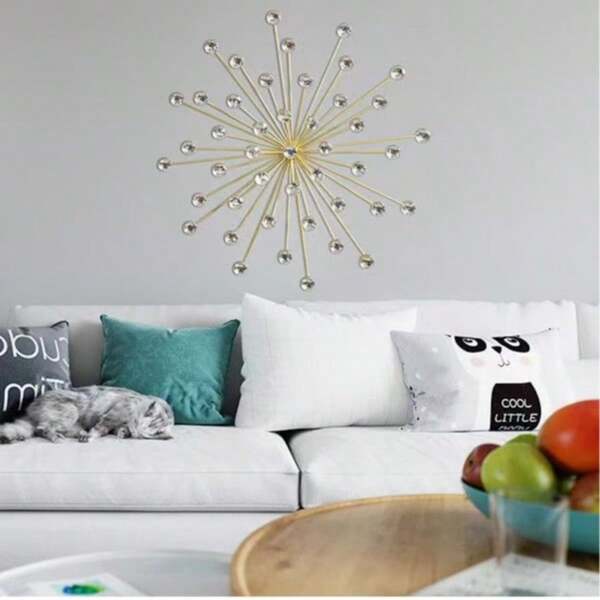 1pc Trang trí tường nghệ thuật acrylic 2D hình ngôi sao treo cho nhà, phòng khách, phòng ngủ, lối vào