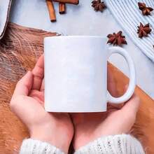 Taza de café de cerámica con estampado de kebab picante. Taza de café de cerámica con diseño de kebab picante. Taza estética novedosa. Regalo de cumpleaños asequible. - Blanco - Ver 2