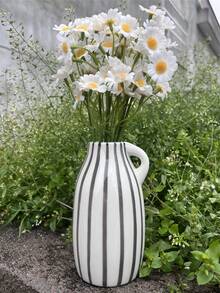 1pc European Luxury Ceramic Universal Vase, Suitable For Home Living Room, Entryway, Model Home, Hotel Tabletop Decor, Artistic Vase, Can Be Used For Flower Arrangement, Minimalist Living Room Exhibition Hall Decoration, Home Decor, Vase, Centerpiece, Tabletop Decoration, Valentine's Day Gift - Multicolor C - View 10