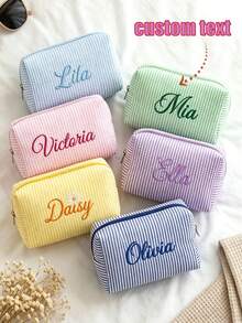 1pcTravel Makeup Bag, Large Capacity Makeup Bag, Toilet Bag, Storage Bag, Travel Essential, Children's Storage Bag, Mother's Day Gift, Party Gift - Multicolor - View 2