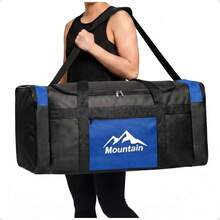 Travel Bag G Large  Suitcase Foldable Medium 45L Reinforced Family Polyester Nylon Waterproof  Lightweight Comfortable Practical Multipurpose Modern Design Adjustable Strap Spacious Compartments Organized Versatile Ideal For Men And Women Casual Style Elegant Ready For Delivery National Product Factory Manufacturer High Quality Best Direct Price Compact Easy To Carry Reinforced Zipper Internal And External Pockets Maximum Security Ergonomic Handles Additional Comfort Quick Drying Adaptable Different Styles Produced With High Quality Materials Long Lasting Practical Functional Bag Necessities Transport Daily Activities Travel Guarantee Satisfaction Cost-Benefit Unmatched Quality Functionality Exclusive Product Ergonomic Design Secure Closing High Resistance Ready For Delivery Family Business Work Adventure Unisex Fashion Spring Summer Autumn Winter Travel Weekend Multipurpose Hiking Student Black Gray Blue Red Green - 寶藍色 - 查看 1