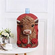 1pc Cute 2D Animal Pattern Water Dispenser Bucket Cover Dustproof Decorative Water Bucket Dispenser Cover Reusable Home Dust Cover - Multicolor - View 14