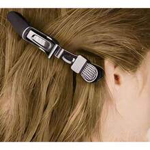 Pinzas de cocodrilo, herramientas profesionales de salón para permanente, tinte, seccionar, pinzas para el cabello tipo caimán, pinzas tipo garra, pasadores para el cabello, barrettes - Negro - Ver 5