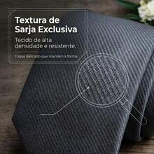 A Matte Twill Tie, A Versatile Tie Suitable For Work, Interviews, And Weddings. - 深灰色 - 查看 3