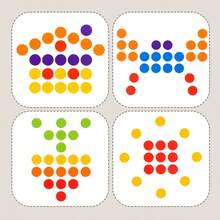 1 Set Color Matching Stacking Cup Toy, Children's Color Sorting Disc Board Game, Baby Concentration Early Education Educational Toy - Multicolor - View 4
