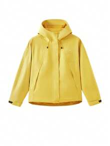 CAMEL CROWN Women's 3-In-1 Windproof And Rainproof Jacket For Spring Outdoor Travel - Oil-Repellent, Windproof, And Rainproof Hiking Jacket - Mustard Yellow - View 2