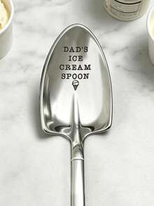 Personalized Ice Cream Scoop, Customized Ice Cream Shovel, Wedding Party Favor, Bridesmaid Gift, Kitchen Utensil, Personalized Humorous Gift For Dad Grandpa, Housewarming Gift - Multicolor - View 5