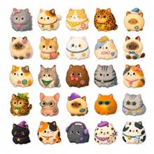 50 Buah Stiker Kucing Kartun Berpakaian, Stiker Kucing Aksesori Lucu untuk Tata Letak Scrapbook, Dekorasi Perencana & Kerajinan Alat Tulis DIY - A - View 7