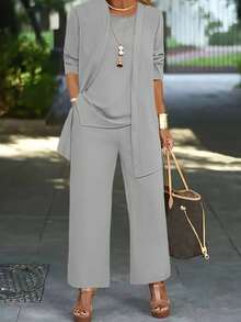 Maternity Bodysuits - Light Grey - View 1