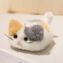 16cm/6.3in Cute Cat Plush Doll, Soft And Comfortable, Portable, Ideal As Backpack Decoration, Holiday Decor, Theme Party Or Gathering Decoration Gift, Perfect Gift For Children's Birthday Or Celebration - Multicolor - View 13