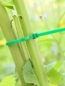 100pcs/Set, Pengikat Berkebun, Tali Ritsleting, Pembungkus Plastik, Pengikat Tanaman, Kawat Berkebun Portabel, Kawat Pengikat Perawatan Taman dan Halaman Rumput, Kabel Pengikat Perbaikan - A - View 8