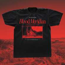 Blood Me Ridian T-Shirt Cormac McCarthy Graphic Teeshirt Black Classic Tee Gildan 5000 Book Shirt Coen Brothers - 黑色 - 查看 1