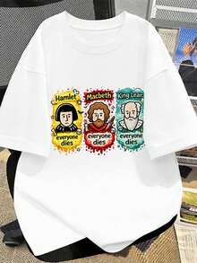 T-shirts för män - Vitt - Visa 2