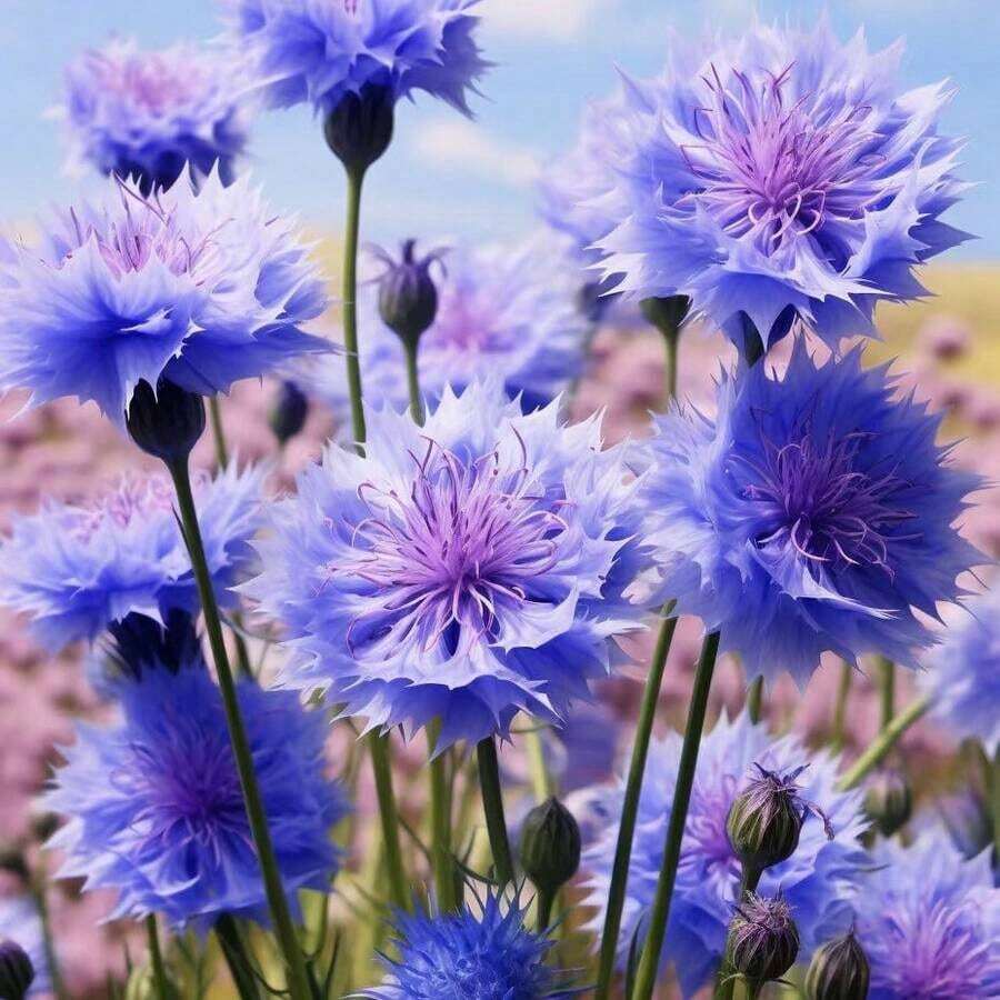 3000 Semillas de Centáurea Cianos - Mezcla de Alta Calidad Centaurea Cyanus - 3000 - Ver 1