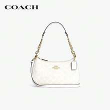Coach Teri25 Classic Monogram Shoulder Bag White Underarm Bag CA548-IMRFF - White Monogram - View 6