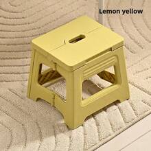 1pc Foldable Stool - Lightweight & Sturdy Plastic Adjustable Step Stool With Non-Slip Base, Suitable For Kitchen, Bathroom, Bedroom, Outdoor, Fishing, Camping, Balcony, Garage, Emergency Guest Seating, Pet Grooming - Multicolor - View 15