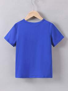 Camiseta de manga corta para niñas con estampado "Axolotl montando un capibara" para el verano - Negro - Ver 9