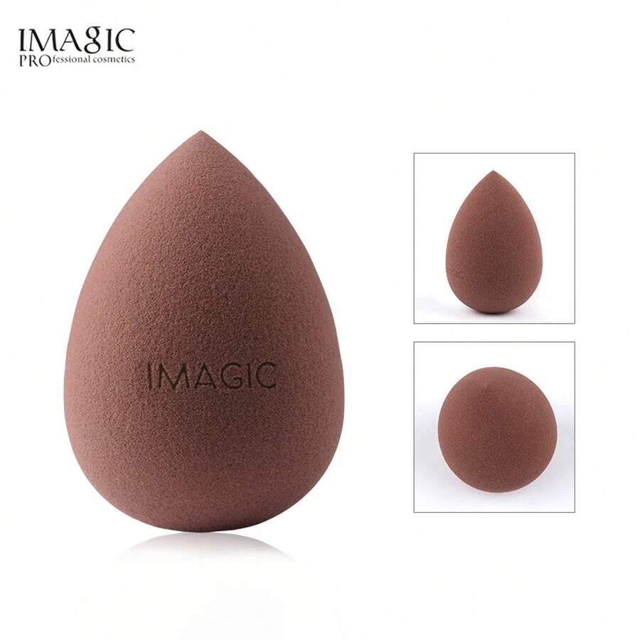 IMAGIC Professional Makeup Sponge - Specialized For Foundation Makeup - Skin-Friendly And Non-Absorbent Beauty Tool. - 綠色 - 查看 1