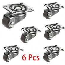 0.5 Inch Small Caster Wheels, 360 Degree Swivel Casters Set, Caster Wheels With Base Ball Bearing For Small Furniture, Kitchen Appliances, Mop Bucket, No Noise(3/6/9 Pcs) - One Size - View 9