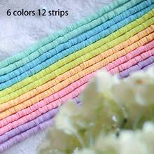 3960 PCS Set Of Colored Soft Ceramic Beads Polymer Soft Ceramic Beads Suitable For Necklace, Bracelet, Earring DIY Jewelry Making - Multicolor - View 6