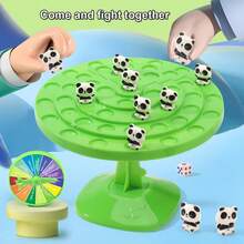 Panda Balance Game Toy For Two Players, A Family Interactive Tabletop Puzzle Game, Perfect For Birthdays, Gifts, Christmas, And Halloween - Green - View 5