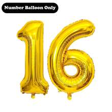 16th Birthday Black Gold Birthday Decorations For Women Girls, 57PCS Gold Black Balloons Happy Birthday Balloons Banner Heart Balloons Bow Bobo Balloons Fringe Curtains For Birthday Party Decoration Room Decor - 16歲生日 - 查看 13