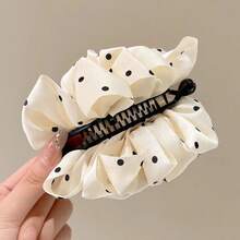 1/2 Stück 2026 Oversized Französische Polka Dot Wolken-Haarklammer, Bubble-Schleifen-Haarklammer, elegante Schmetterlings-Haarklammer, Hochsteck-Sommer-Outfit-Haarklammer Strand-Accessoire - Verschiedenfarbig - Übersicht 3