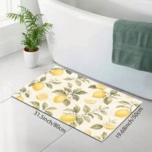 1pc Lemon Print Diatomaceous Earth Kitchen Mat, Non-Slip Heat-Resistant Absorbent Mat, Suitable For Kitchen Countertop, Coffee Machine, Tableware, Home Cafe Bar Party Decoration Placemat Gift - Multicolor - View 14