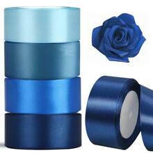 4pcs/40 Yards 4cm Wide Solid Satin Ribbon, Suitable For DIY Crafts, Gift Wrapping, Wedding Decor And Bow Making, Rose Bows, Party Decorations, Holiday Gifts - 4 Cm/1.5 Inches * 10 Yards/9.14 Meters - View 17