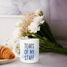 Funny Gifts - Tazas de caf, regalos del jefe del da de los jefes, regalos del personal, taza de t, regalos para jefes, mujeres y hombres, taza de lgrimas de mi personal, taza de caf - Color-09 - Ver 4