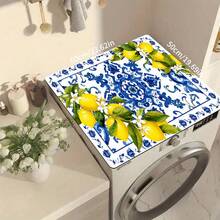 1pc Lemon Pattern Absorbent Drying Mat, Kitchen Decor Coffee Machine Mat, Hand-Drip Coffee Pot Draining Mat, Kitchen Floor Mat, Table Mat, Kitchen Countertop Dish Drying Mat, Breakfast Mat, Heat-Resistant Draining Mat With Non-Slip Backing, Diatomaceous Earth Draining Mat, Stain-Hiding, Super Absorbent Kitchen Draining Mat, Easy-To-Clean Dish Rack Mat, Perfect For Kitchen, Dining Table, Coffee Shop, Bar, Holiday, Party, Home Decor, Holiday Gift - Multicolor - View 11