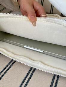 Fashionable Bow Laptop Bag, Lightweight Computer Bag, Compatible With MacBook 13/14 Inch, 15/15.6 Inch Laptop Shoulder Bag - View 6