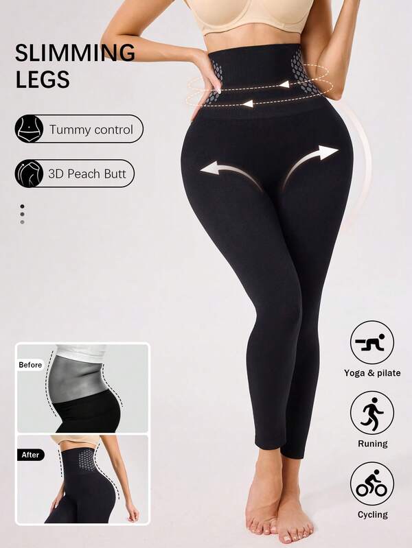 High Waist Yoga Pants, Butt Lifting And Tummy Control, Women's Shaping Pants, Suitable For Fitness And Exercise
