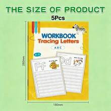 26 Alphabet Uppercase & Lowercase English Tracing Book For Elementary Students, Pen Control Training, Preschool To Primary Transition, Handwriting Practice Workbook, Sketchbook - Alphabet Workbook - Fish - View 14