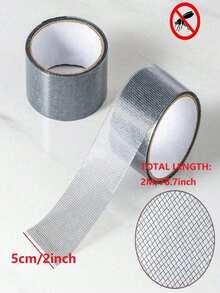 1 Roll Self-Adhesive Window Screen Repair Tape, Insect Screen Patch, Suitable For Dorm Doors/Curtain Screens/Mesh Repair, Strong Adhesive Window Screen Repair Tape, Fixes Tears And Prevents Insects (Due To Different Batches, - Multicolor - View 10