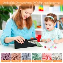 CS-101B Portable Electric Handheld Sewing Machine, Suitable For DIY Sewing, Fabrics, Garments, Travel, Home Use, USB Or AA Battery Powered, Easy To Use, Ideal For Beginners, Compact Size 8.2"X2.7"X1.2", (Note: Only For Lightweight Fabrics/Accessories Color Random) - Black - View 6
