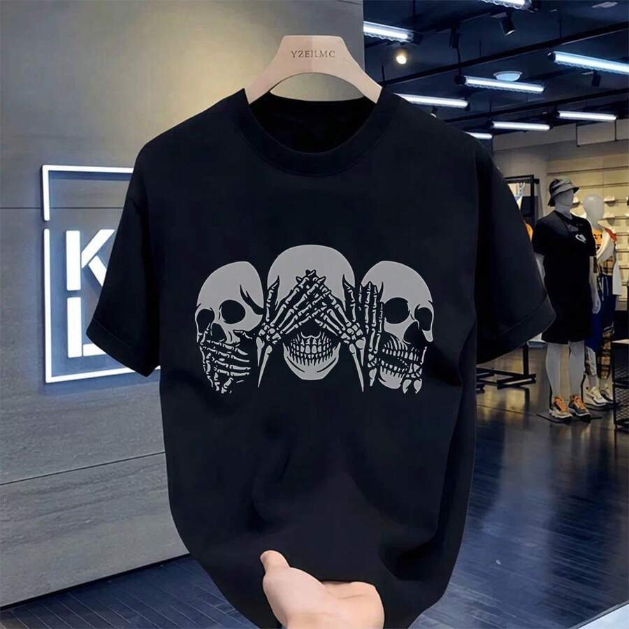 Camisetas de hombre - Negro - Ver 1
