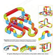 1 Set 360° Levitating Electric Train - The Flying Train Is Here! DIY Magnetic Track Car, Strong Magnetic Adsorption, USB Rechargeable , Suitable For Children 3+ Years Old, STEAM Enlightenment, Parent-Child Interaction, Educational Toy - Color - View 4