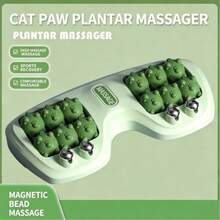 Massageador Magnético em Formato de Pata de Gato Fofo, Estimula os Meridianos dos Pés, Alivia a Tensão da Fáscia Plantar e a Dor no Calcanhar, o Rolamento Suave Alivia a Fadiga dos Pés Após Caminhar ou Exercitar-se, Adequado para Cuidados Diários dos Pés em Casa - A - Visão 8