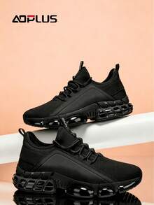Men's Outdoor Hiking Shoes – Anti-Slip, Shock-Absorbing, Waterproof For Trail Running - màu đen - Xem 2