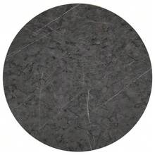 (WF300416AAA) Set Of 2 Modern Nesting Coffee Tables, Marble Veneer, Nesting Style, Round, With Gold Frame. - Grey - View 9