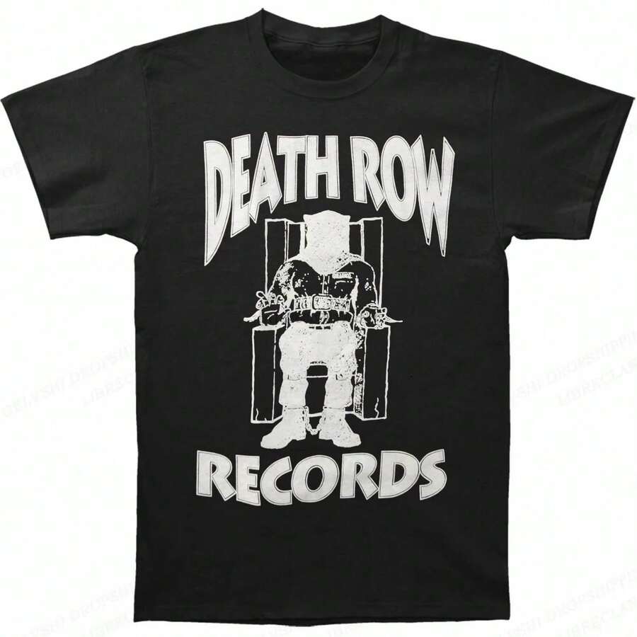 Camisetas de Moda para Hombre, Camisetas de Algodón, Camisetas Hip Hop, Camisetas para Mujer, Camisetas de Verano, Camisetas Casuales de Talla Grande SRKM - Negro - Ver 1