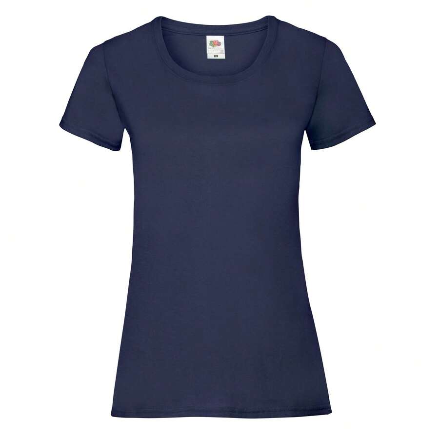 Fruit Of The Loom Womens/Ladies Lady Fit T-Shirt - Deep Navy - View 1
